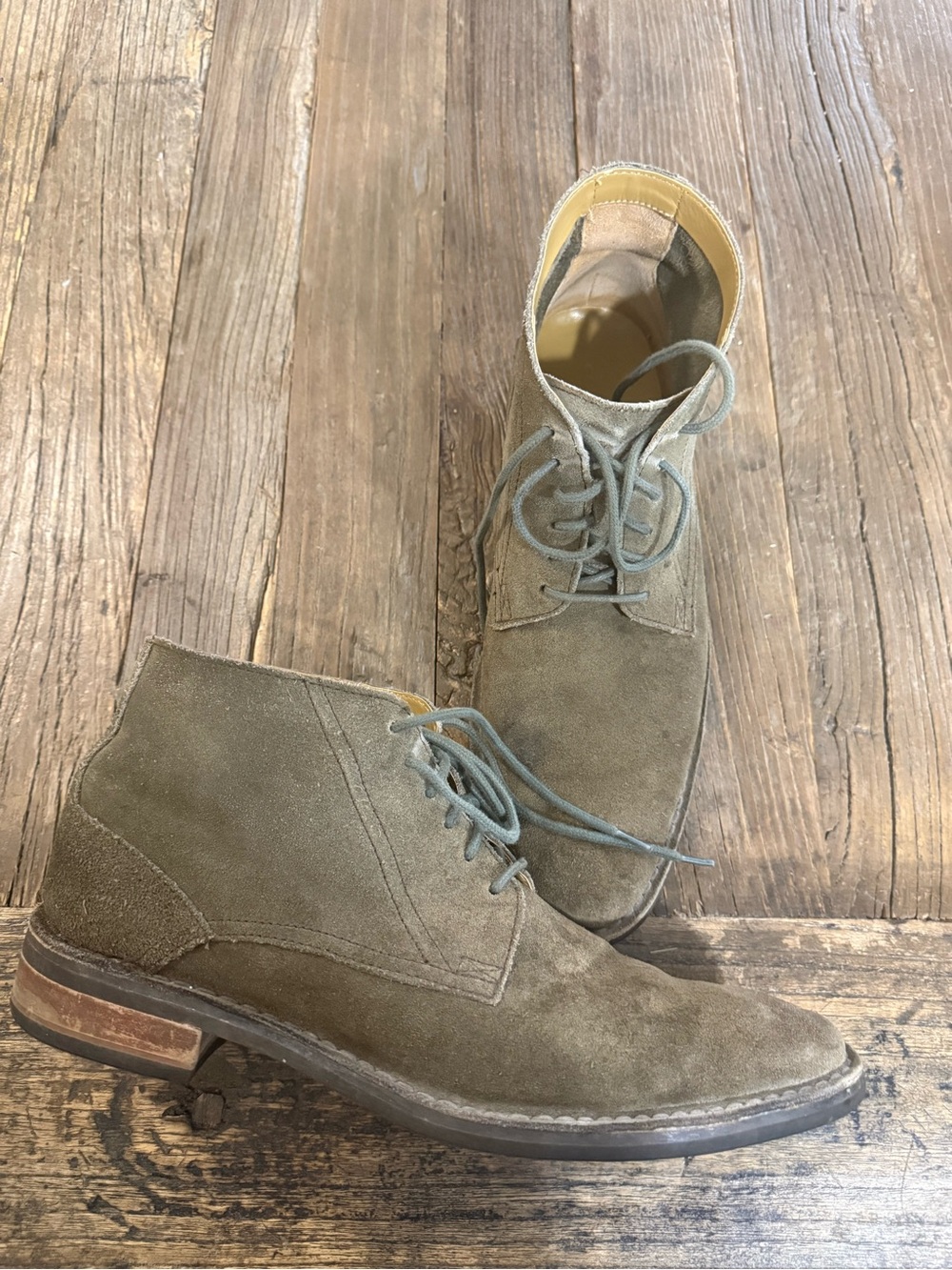 Cole Haan Leather Suede Chukka Boots